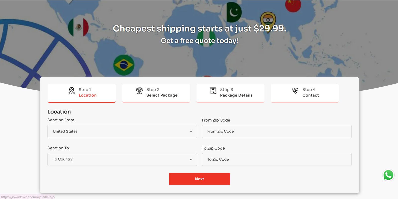 Location - Pinpointing Your Shipment's Journey